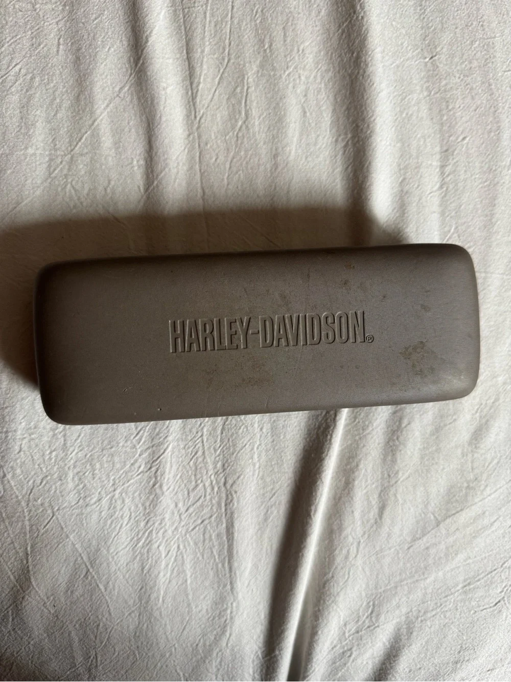 Harley-Davidson Brown Embossed Sunglasses Case